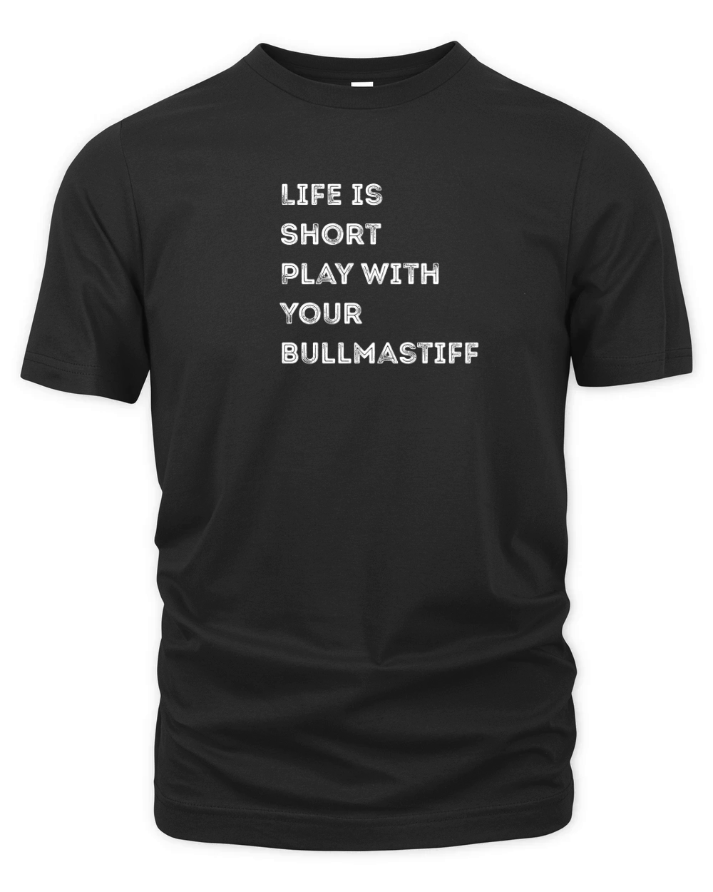 Like Is Short Play With Your Bullmastiff Organic Unisex T-shirt
