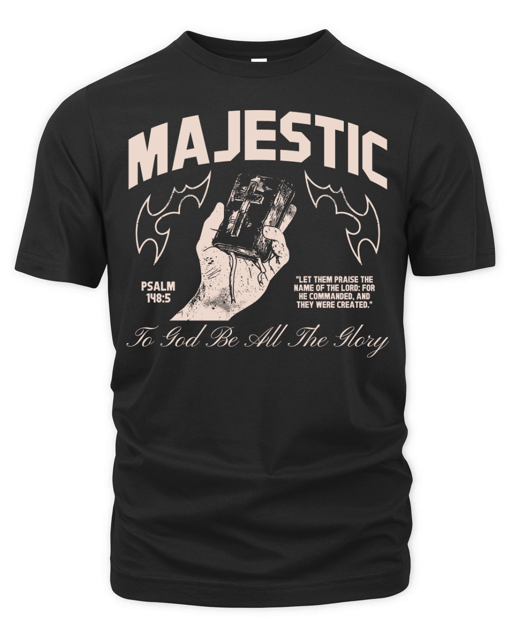 Majestic To god be all the glory Organic Unisex T-shirt