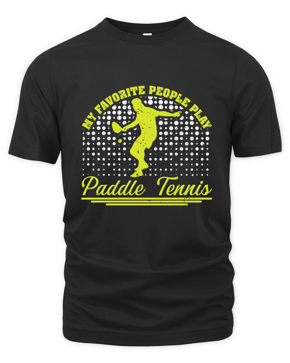 My Favorite People Play Paddle Tennis Organic Unisex T-shirt