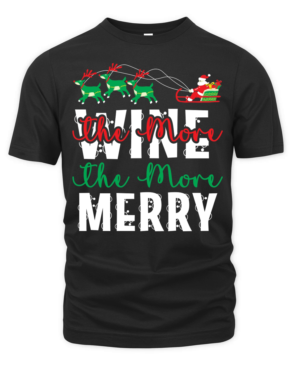 The More Wine the More Merry 15 Organic Unisex T-shirt