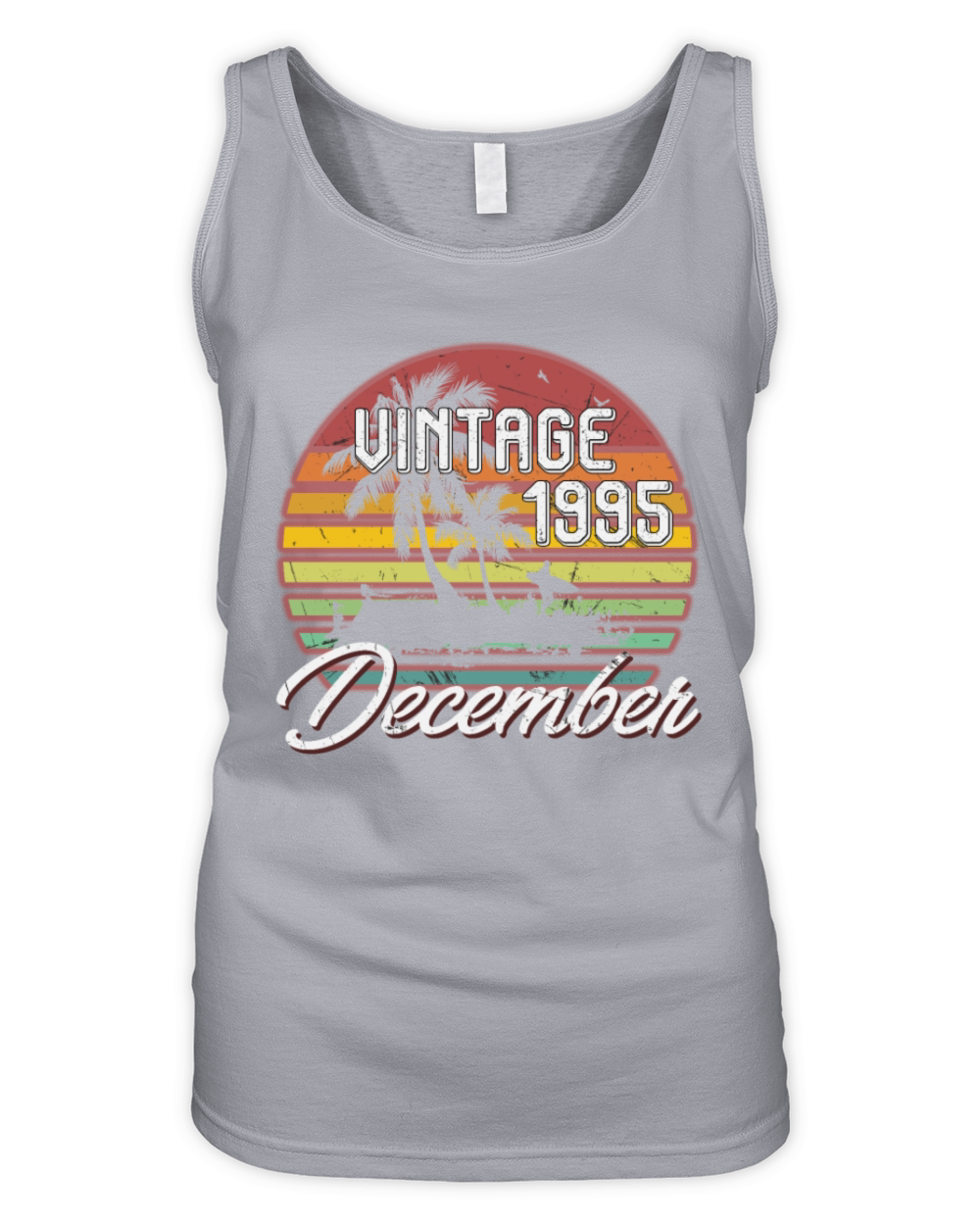 23th Birthday Gifts Retro Vintage December 1995 Organic Women's Tank Top