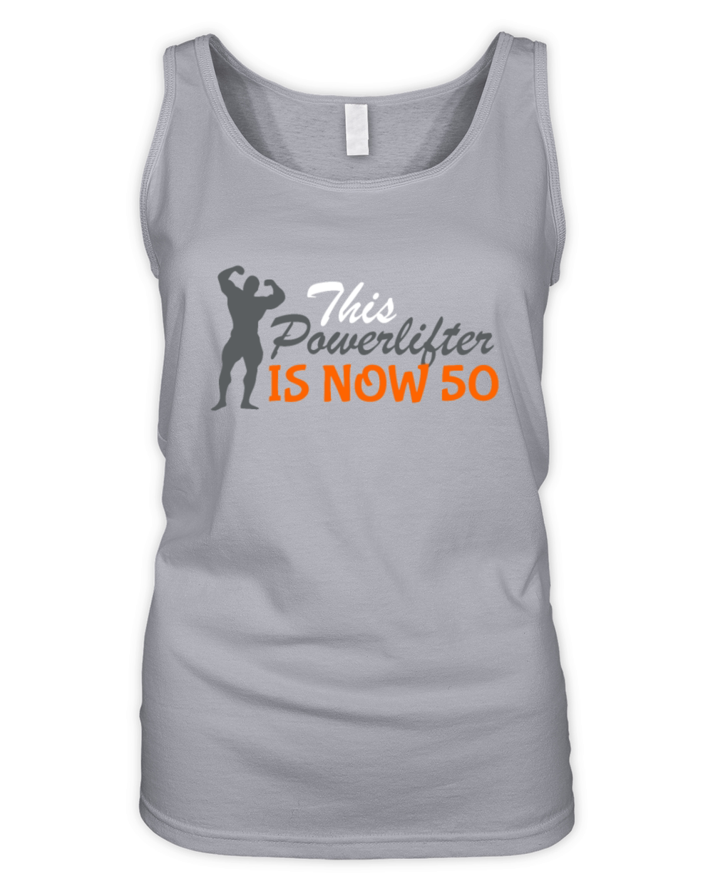50th birthday bodybuilder Organic Women's Tank Top