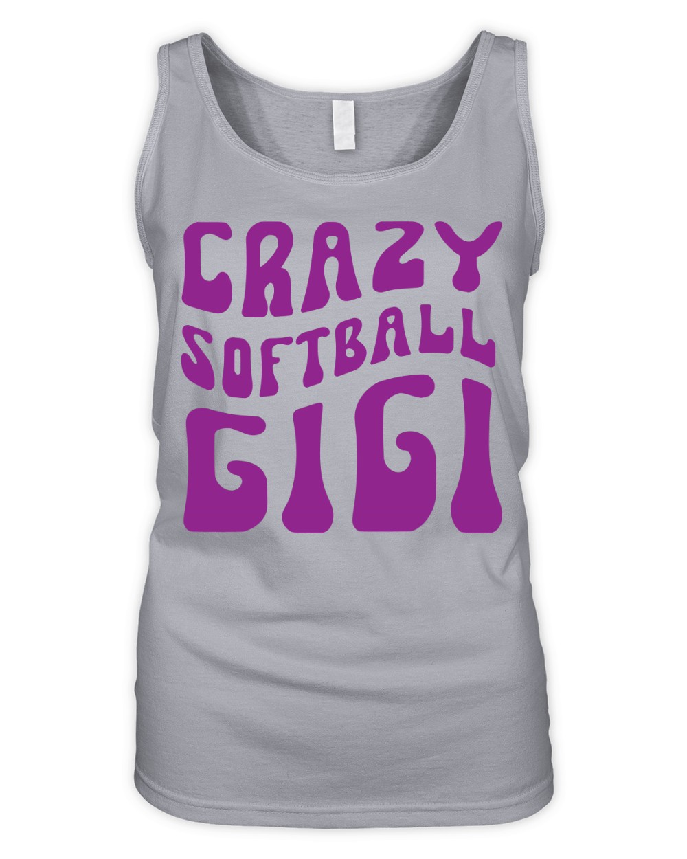 Crazy Softball Gigi Organic Women's Tank Top