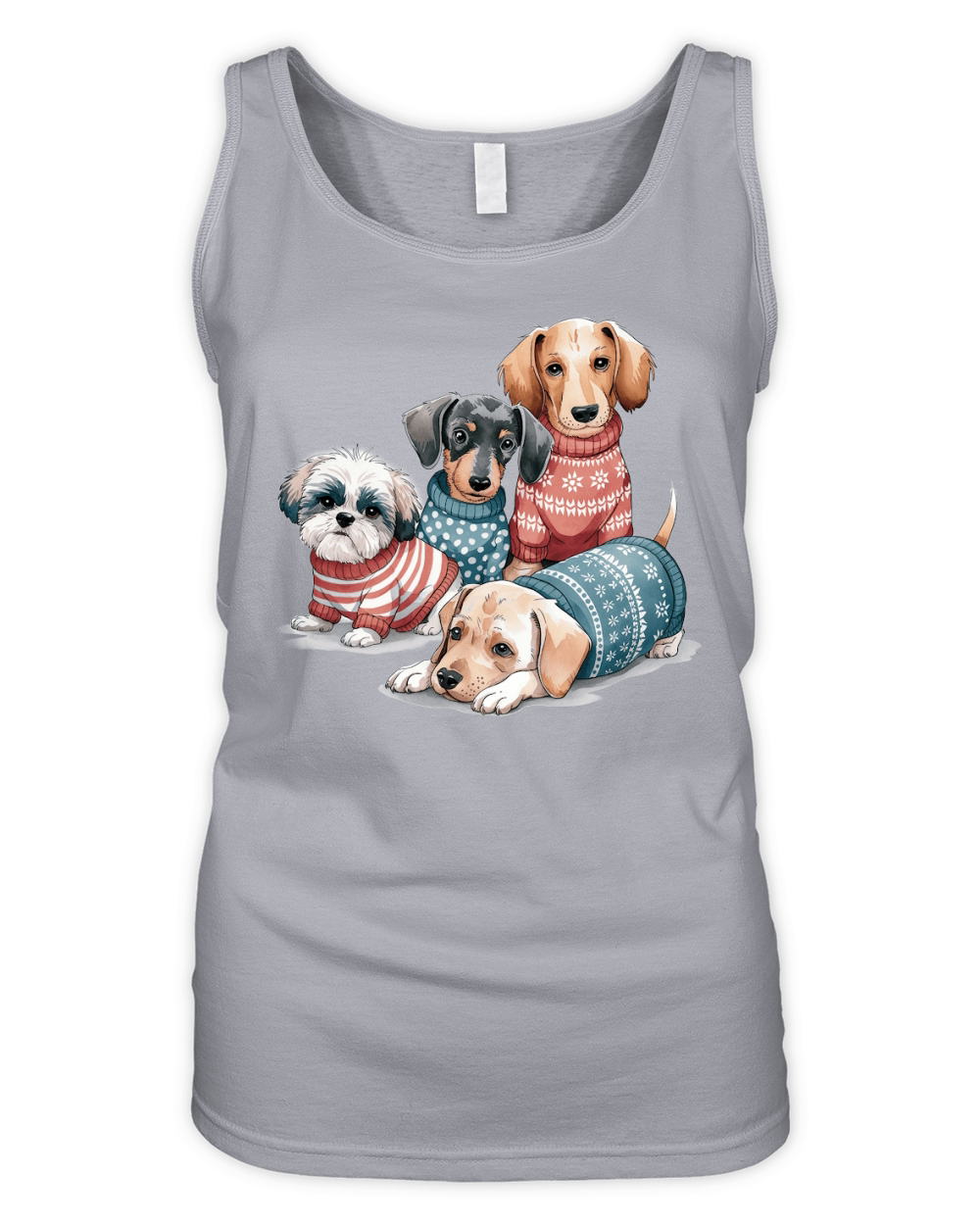 Dog Watercolor Bundle Organic Women's Tank Top