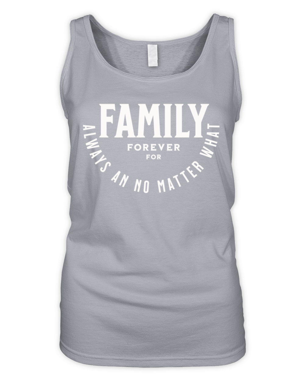 Family forever for always an no matter what Organic Women's Tank Top