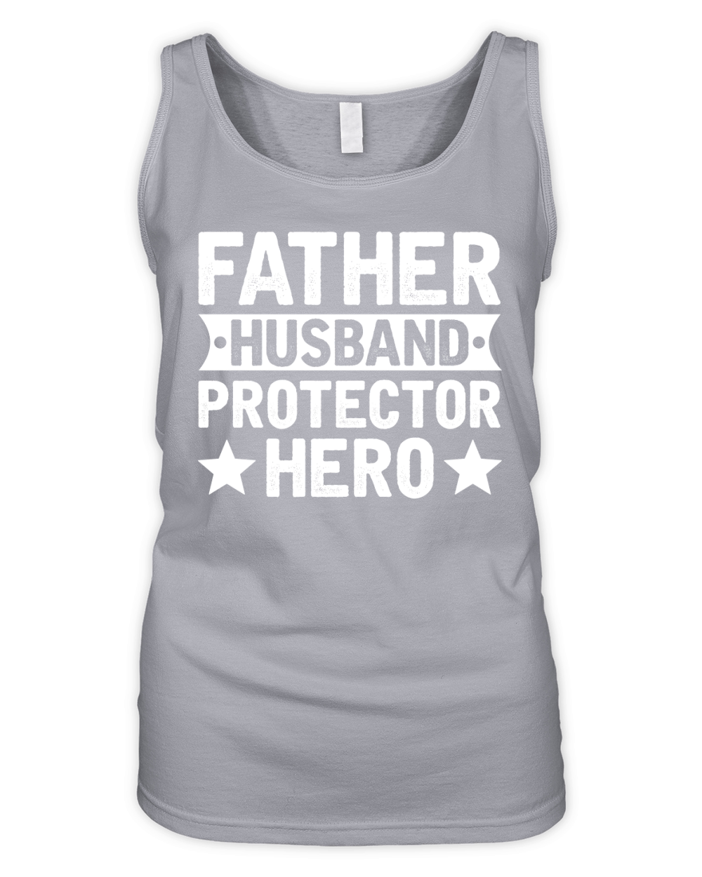 Father Husband Protector Hero Organic Women's Tank Top