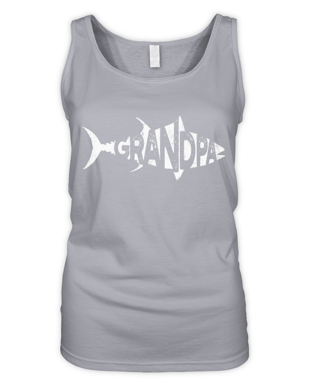 Fishing Grandpa Vintage Organic Women's Tank Top