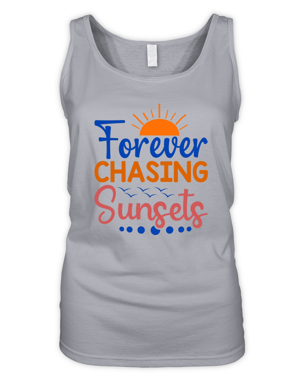 Forever chasing sunsets 1 Organic Women's Tank Top