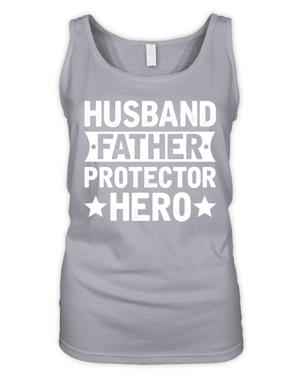 Husband Father Protector Hero (1) Organic Women's Tank Top