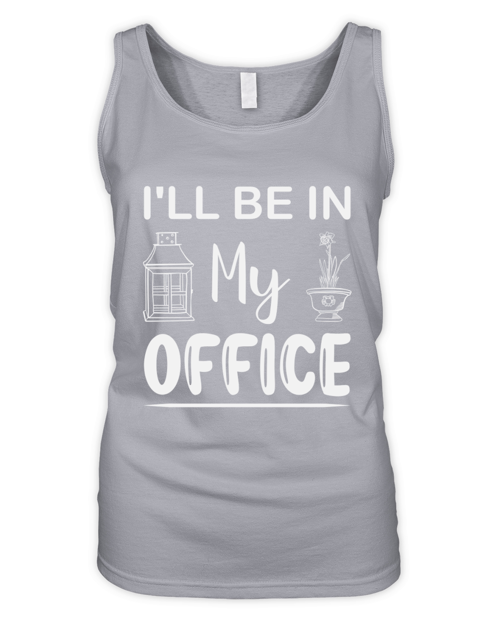 Ill Be In My Office Organic Women's Tank Top
