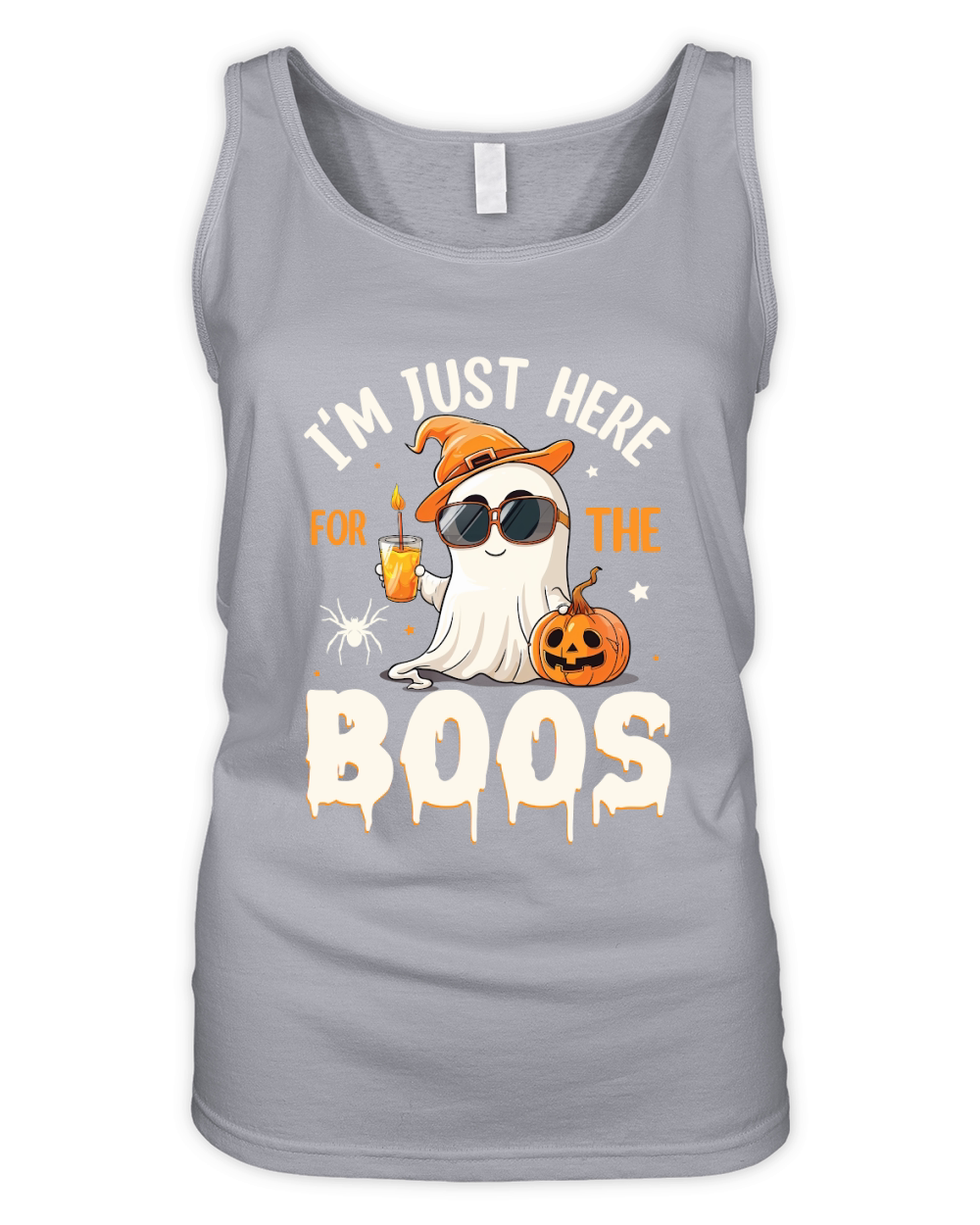 Im just here for the boos Organic Women's Tank Top
