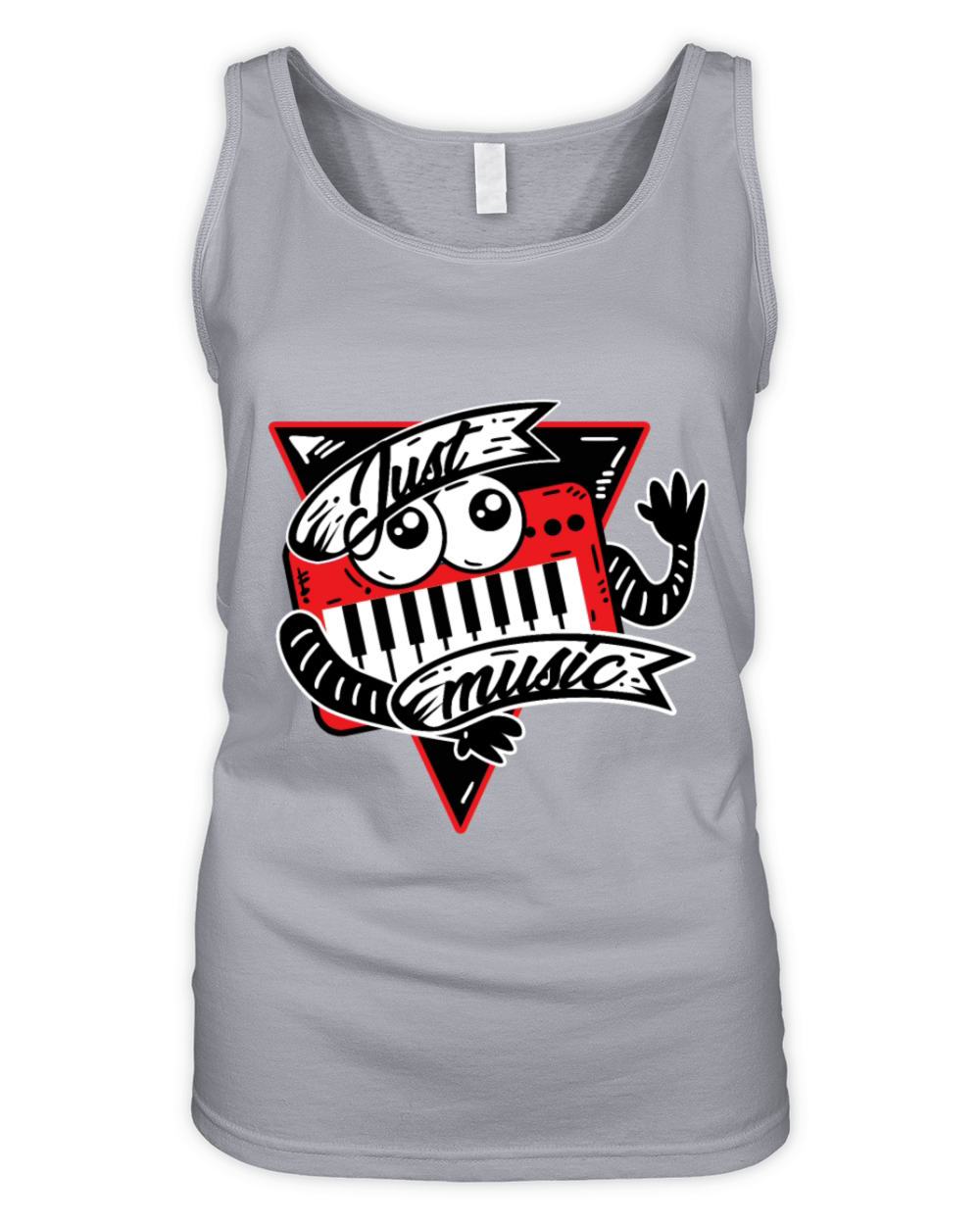 Just music - Keyboard Synthesizer Organic Women's Tank Top