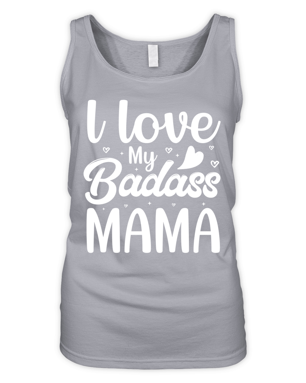 l love My Badass Mama (2) Organic Women's Tank Top