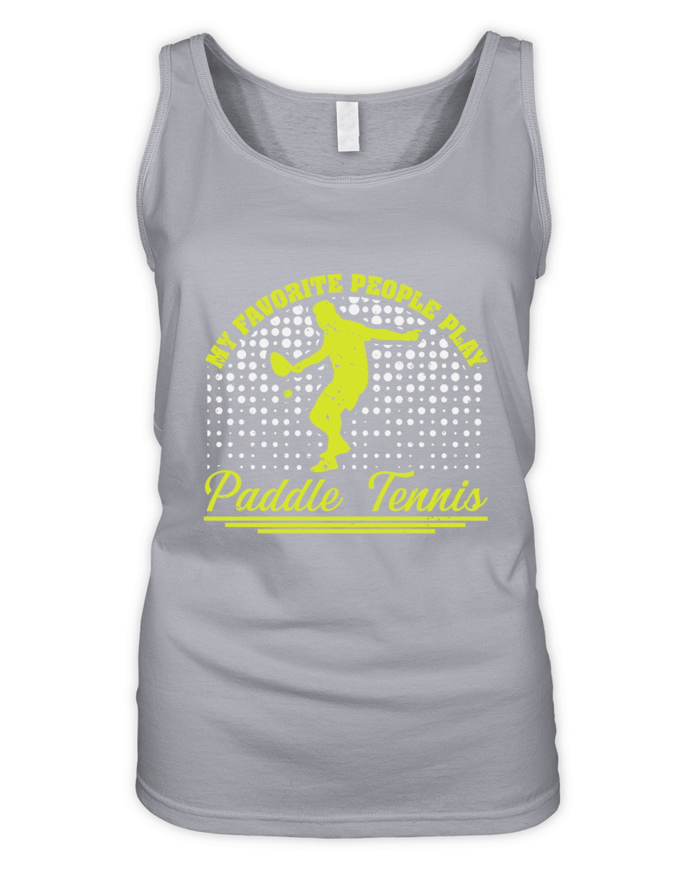 My Favorite People Play Paddle Tennis Organic Women's Tank Top