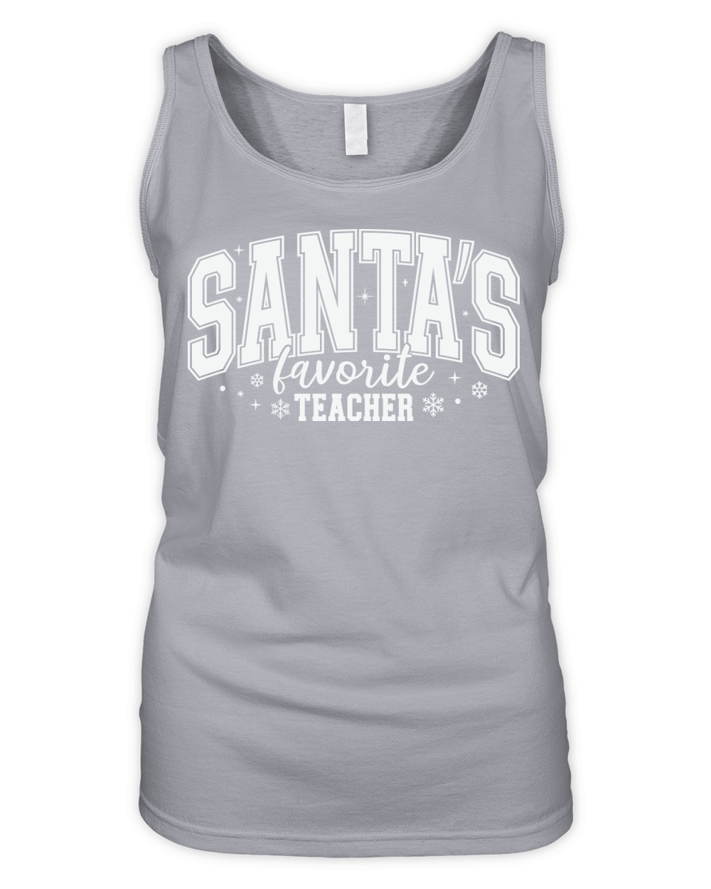 SantasFavoriteTeacherWhite Organic Women's Tank Top