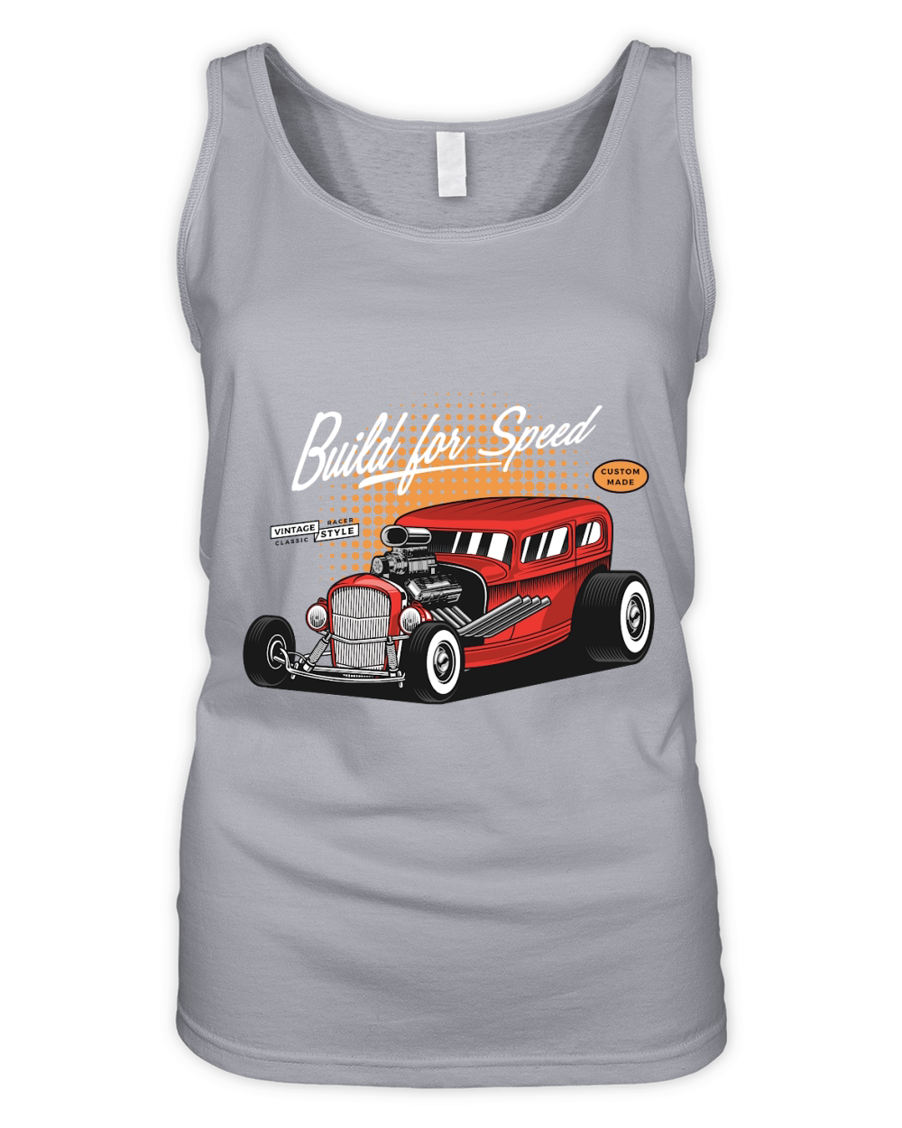 Vintage Car 12 Organic Women's Tank Top