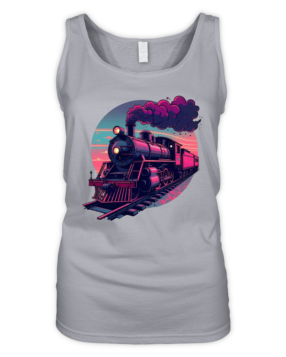 Vintage Steam Train 1 Organic Women's Tank Top