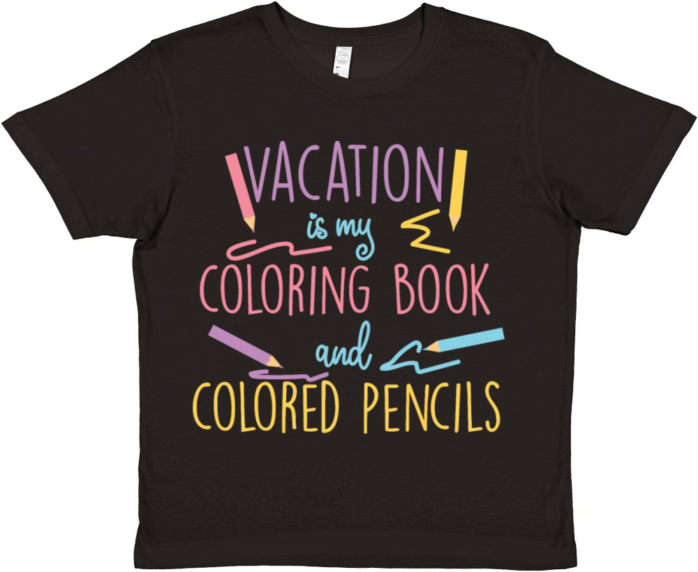 Coloring crayons holiday Premium Kids Crewneck T-shirt