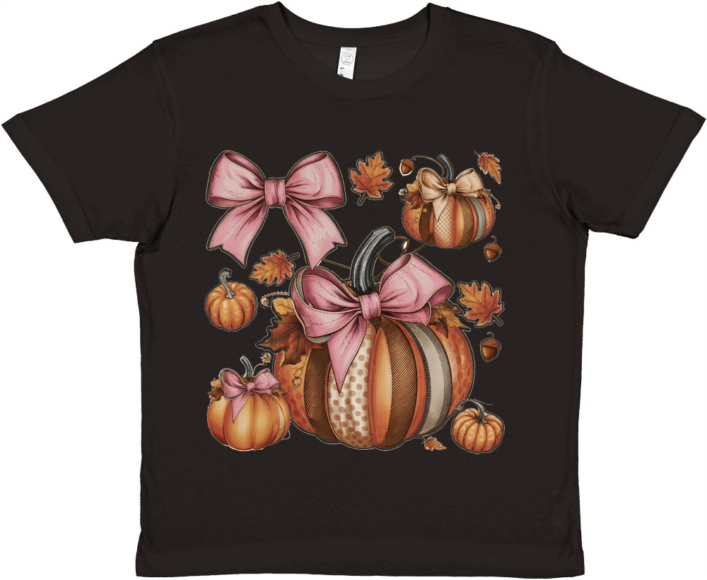 Fall pumpkin Autumn1.01 Premium Kids Crewneck T-shirt