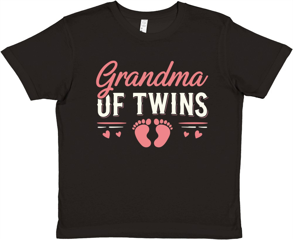 Grandma of twins Premium Kids Crewneck T-shirt