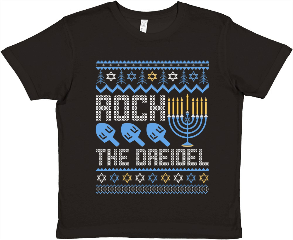 Rock the dreidel Premium Kids Crewneck T-shirt