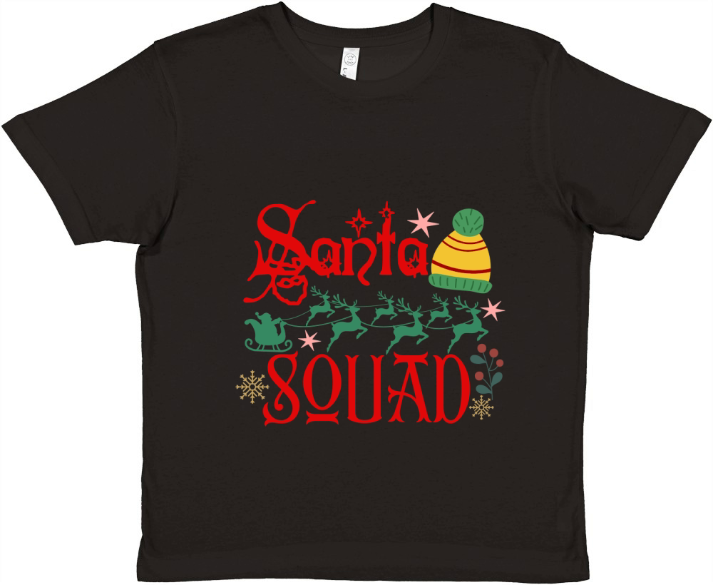 Santa Squad 1 Premium Kids Crewneck T-shirt