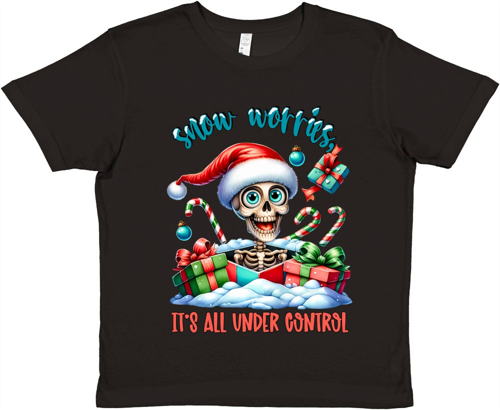 Snow worries its all under control Premium Kids Crewneck T-shirt
