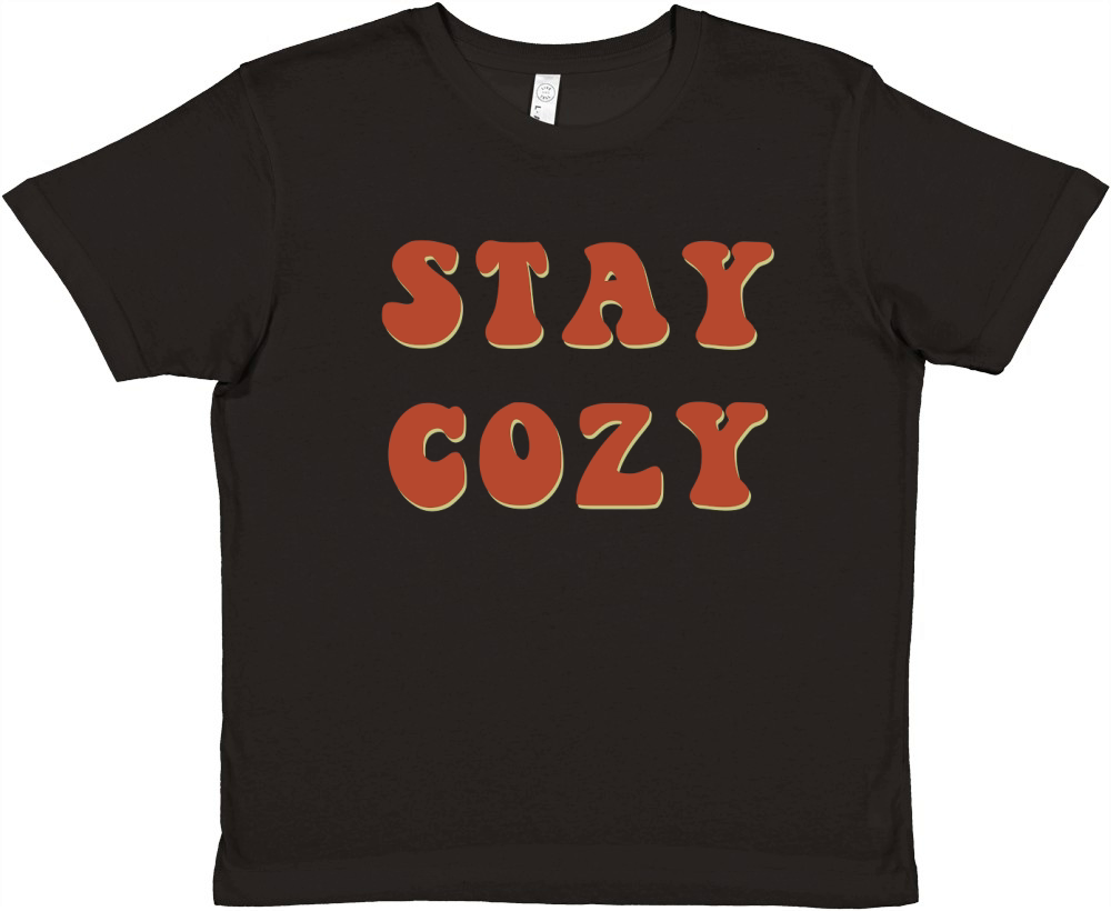 Stay Cozy Retro Red Premium Kids Crewneck T-shirt