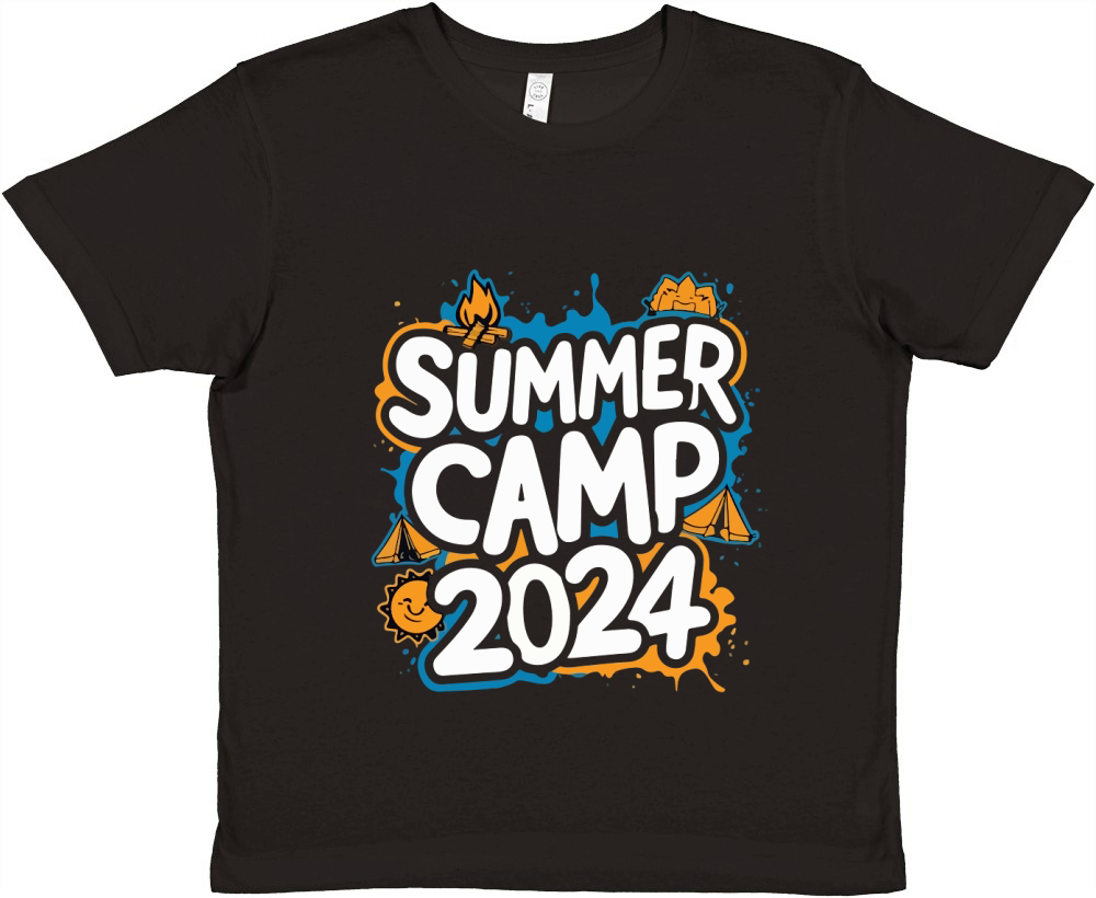 Summer Camp 2024 04 Premium Kids Crewneck T-shirt
