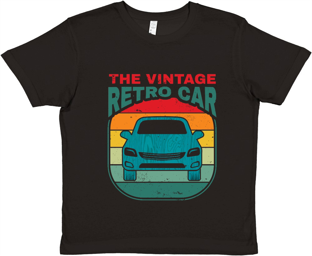 The Vintage Retro Car Premium Kids Crewneck T-shirt