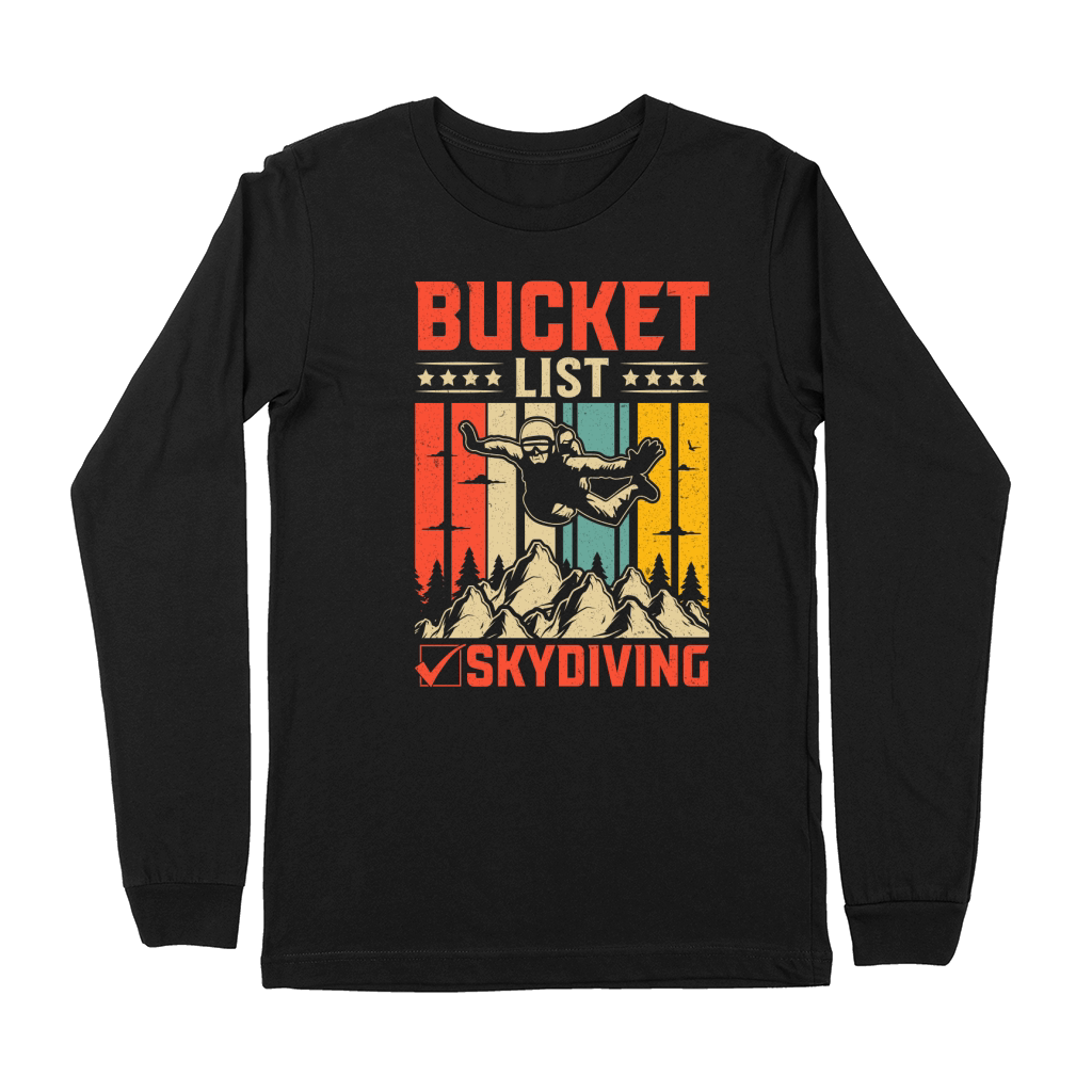 Bucket list skydiving 07 Premium Long Sleeve
