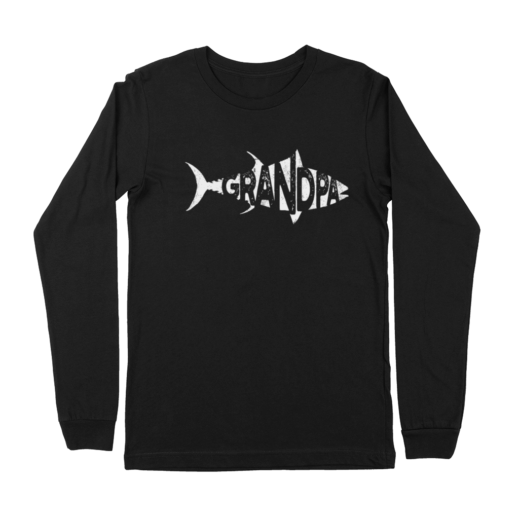 Fishing Grandpa Vintage Premium Long Sleeve