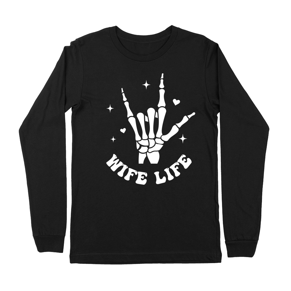 I Love My Husband front 2 white Premium Long Sleeve