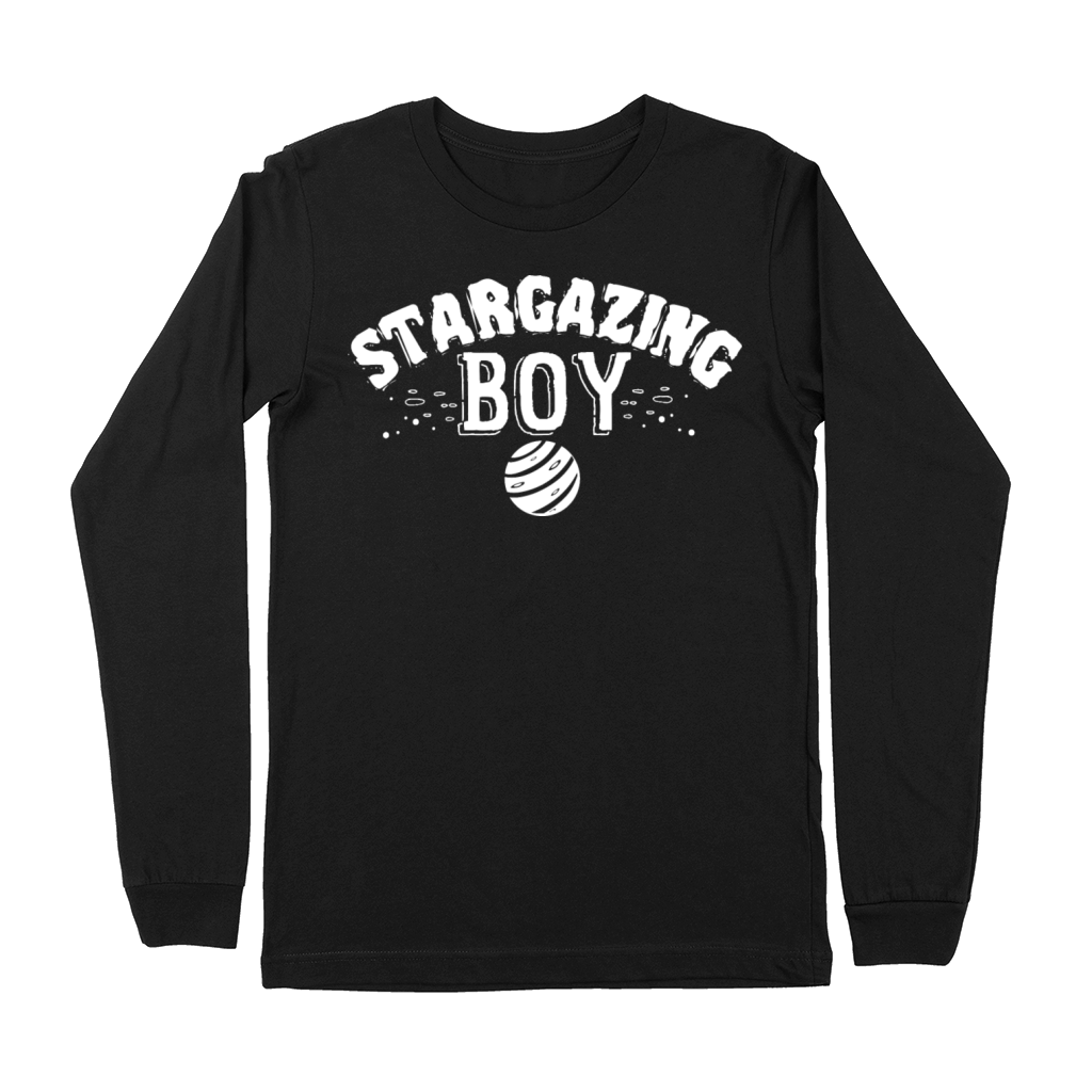 Stargazing Boy Astronomy Astronomer Stargazer Premium Long Sleeve