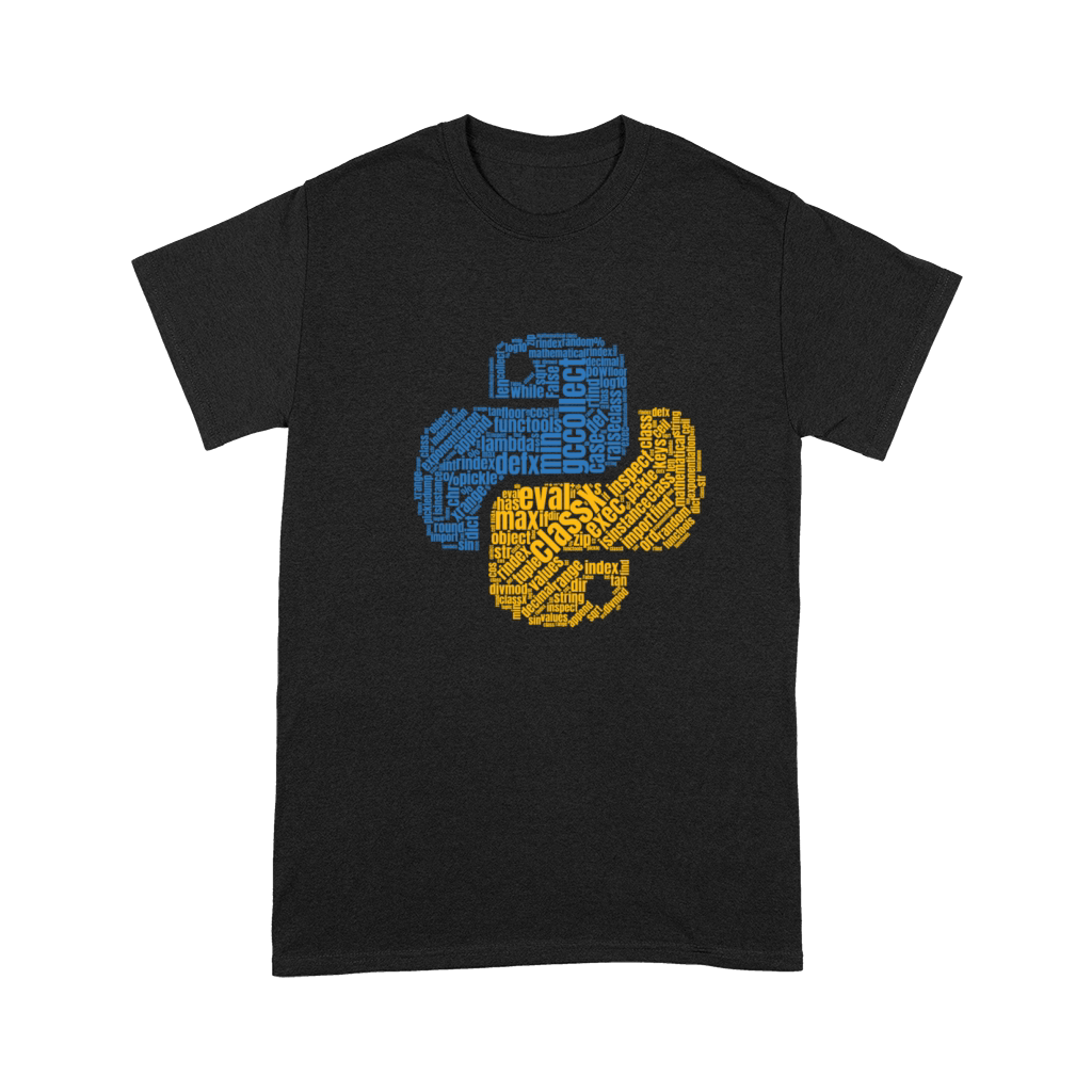Python Logo WordCloud Shirt for Programmers Premium T-shirt