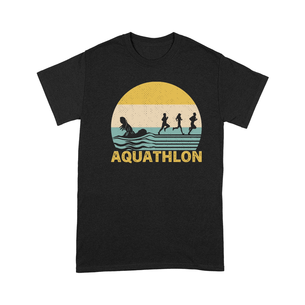 Sunset Aquathlon Vintage Retro Premium T-shirt