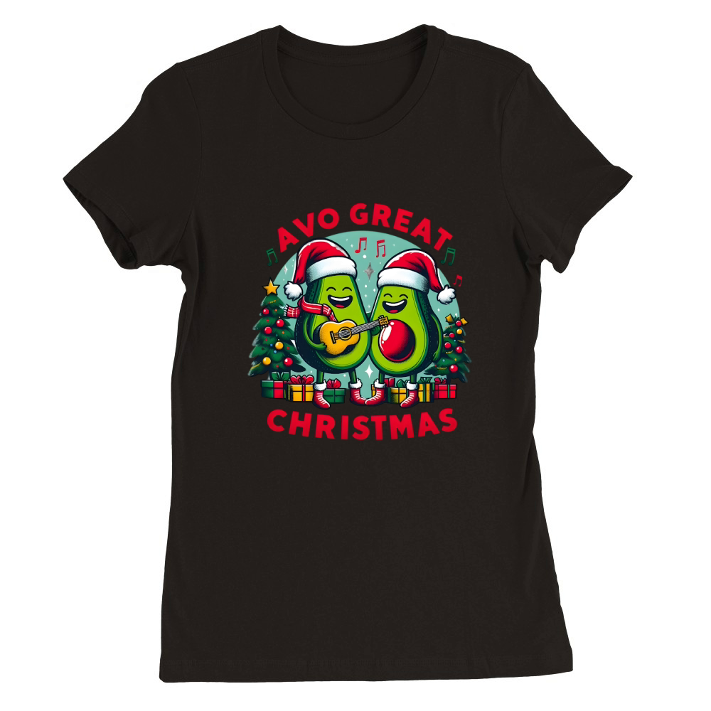 Avo Great Christmas Premium Womens Crewneck T-shirt