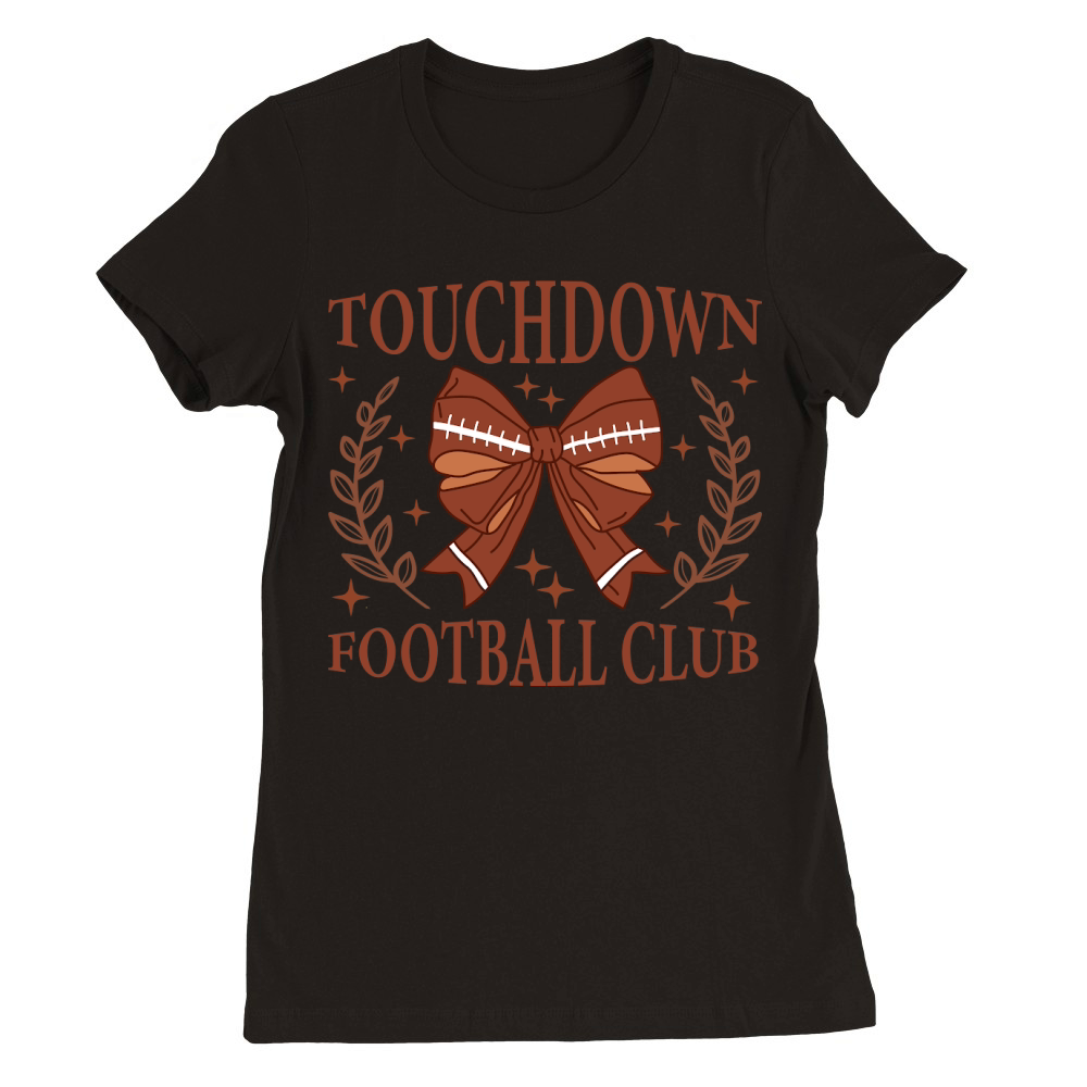 Touchdown Football Club Premium Womens Crewneck T-shirt