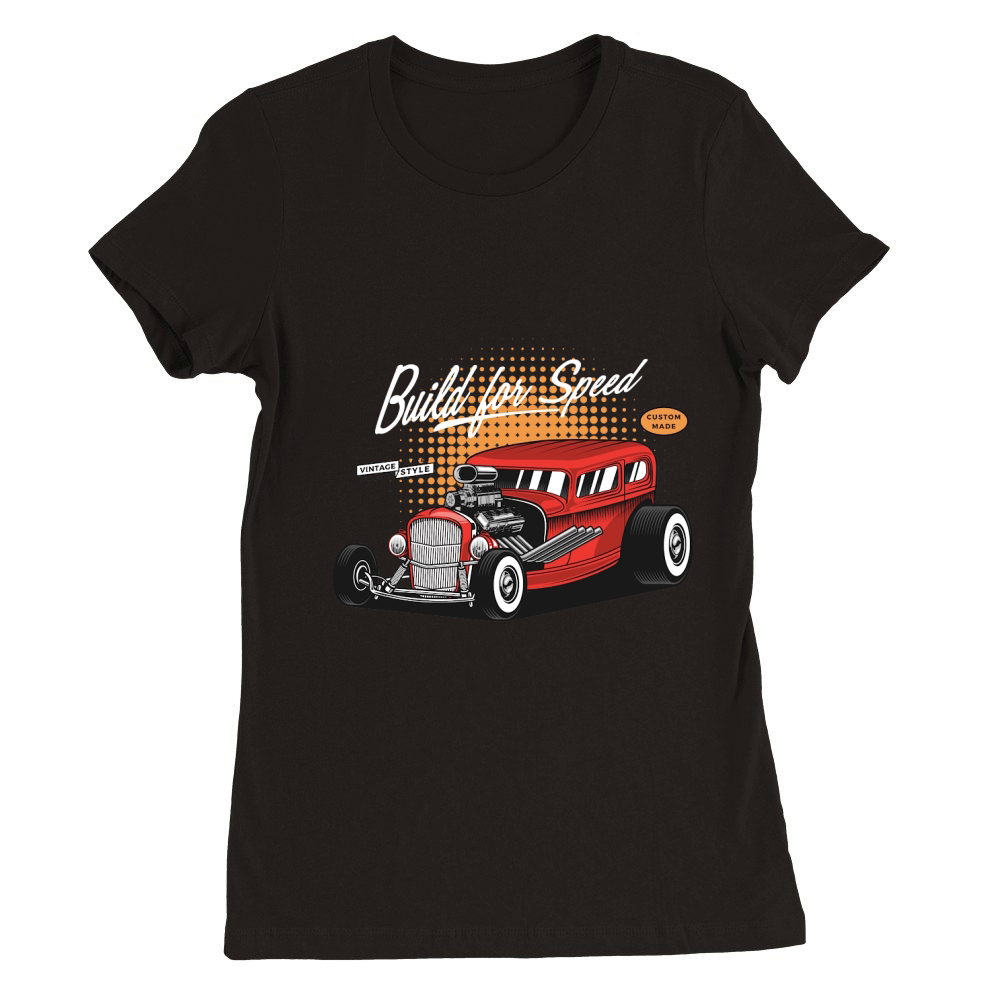 Vintage Car 12 Premium Womens Crewneck T-shirt