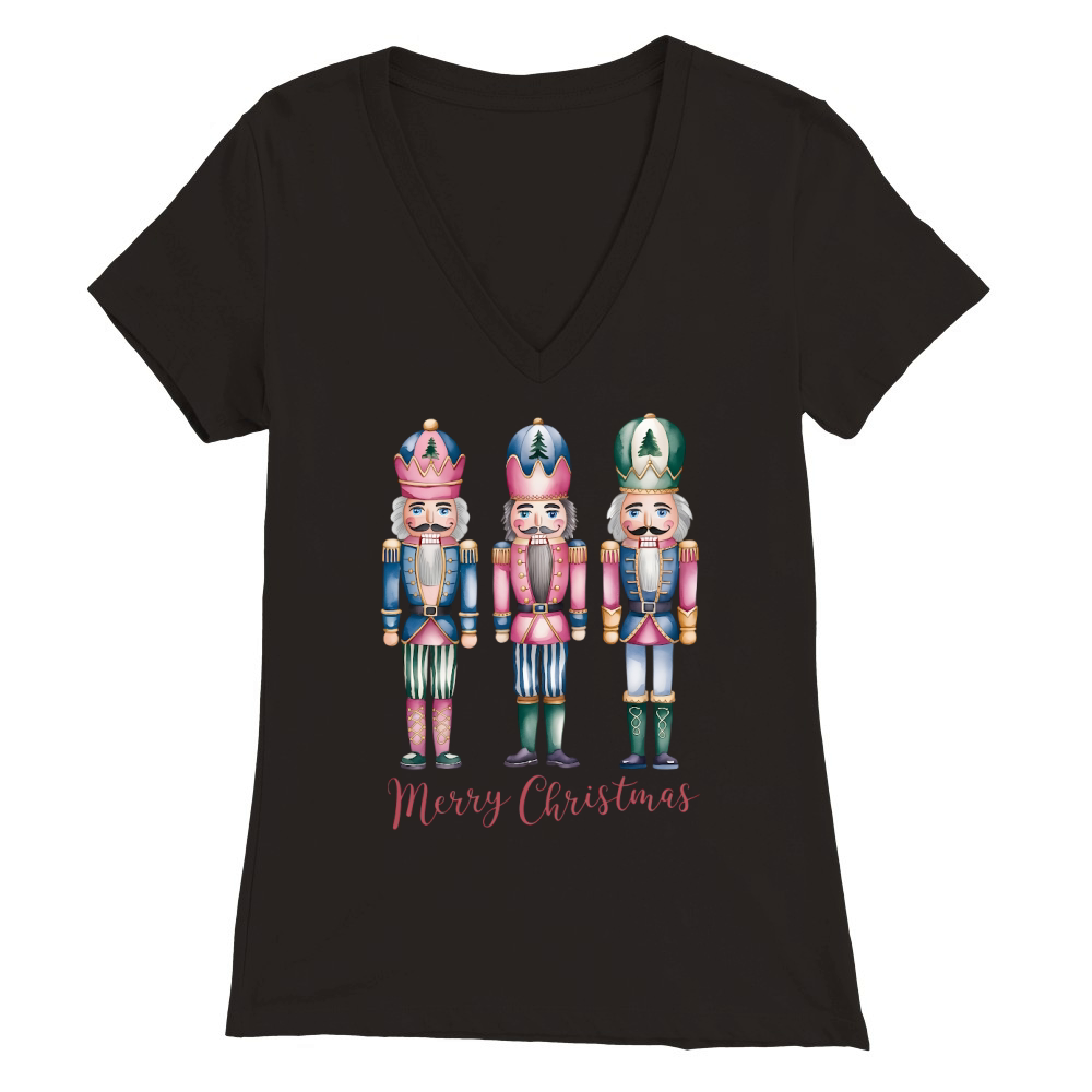 Merry christmas 57 08 Premium Womens V-Neck T-shirt