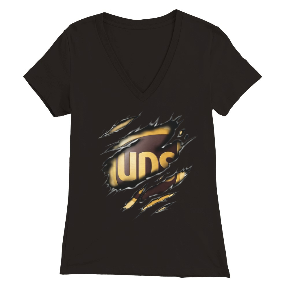 UPS Premium Womens V-Neck T-shirt