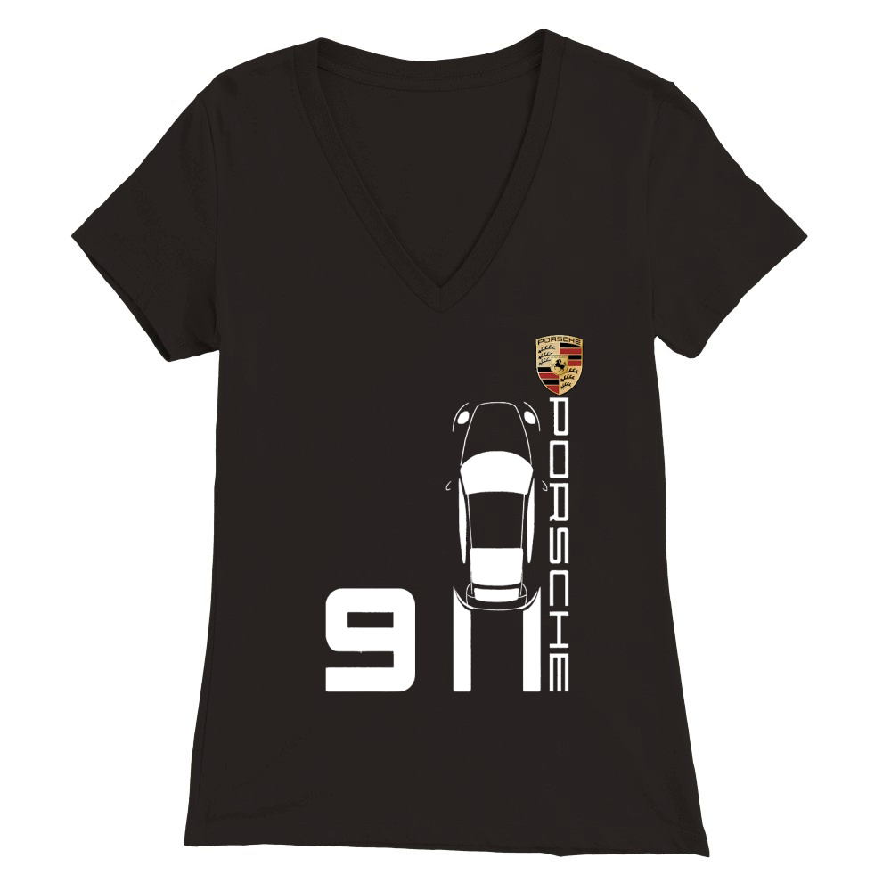 Vintage 911 Porsche Sports Car T Shirt Unisex Premium Womens V-Neck T-shirt
