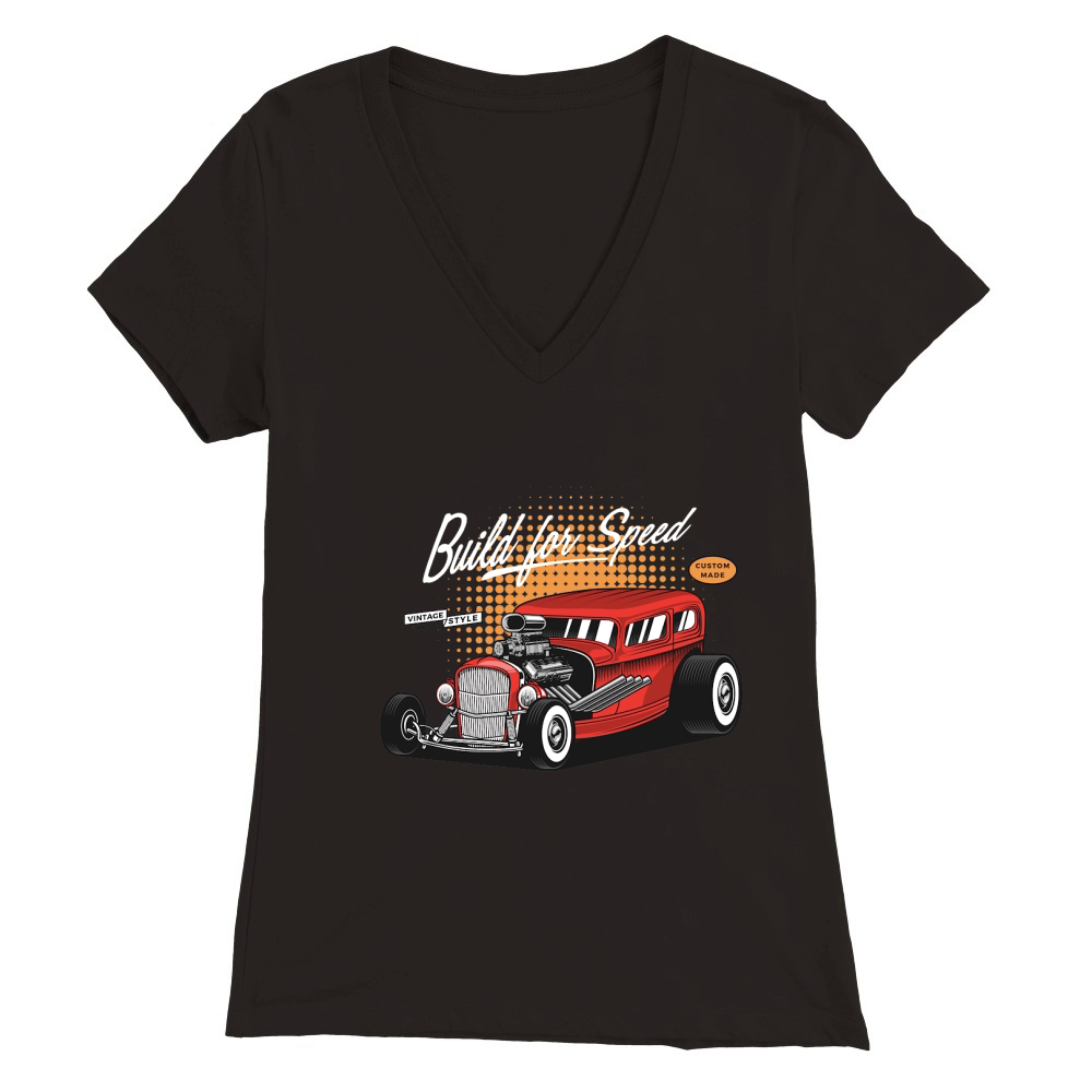 Vintage Car 12 Premium Womens V-Neck T-shirt