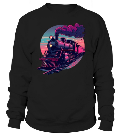 Vintage Steam Train 1 Sweatshirt Unisex