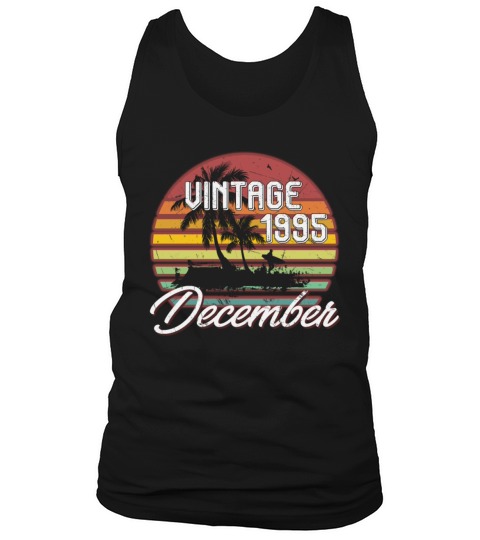 23th Birthday Gifts Retro Vintage December 1995 Tank Top Unisex