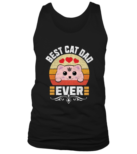 Best Cat Dad Ever Tank Top Unisex