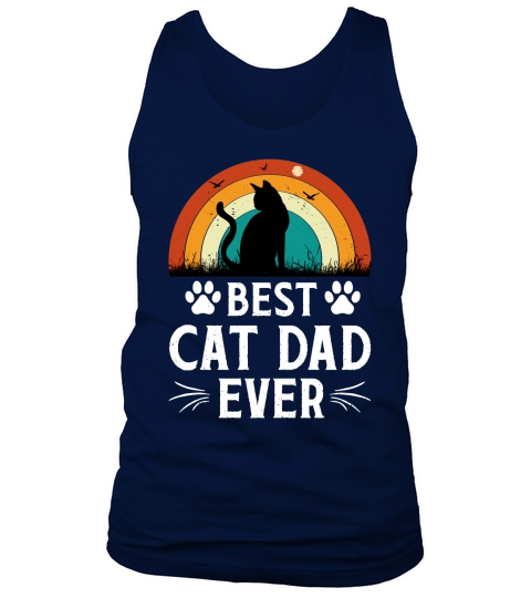 Best Cat Dad Ever Tank Top Unisex