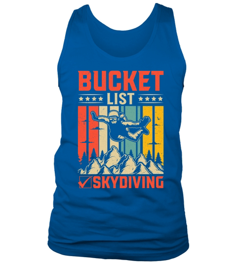 Bucket list skydiving 07 Tank Top Unisex