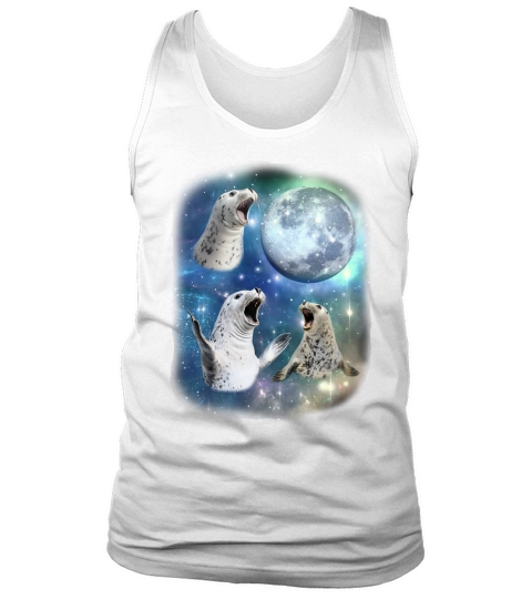 Three Seal Moon Weird Cursed Tank Top Unisex