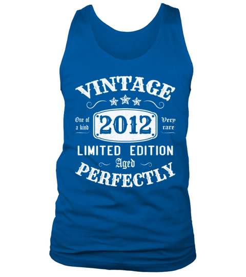 Vintage 2012 Limited Edition Aged Perfectly Tank Top Unisex